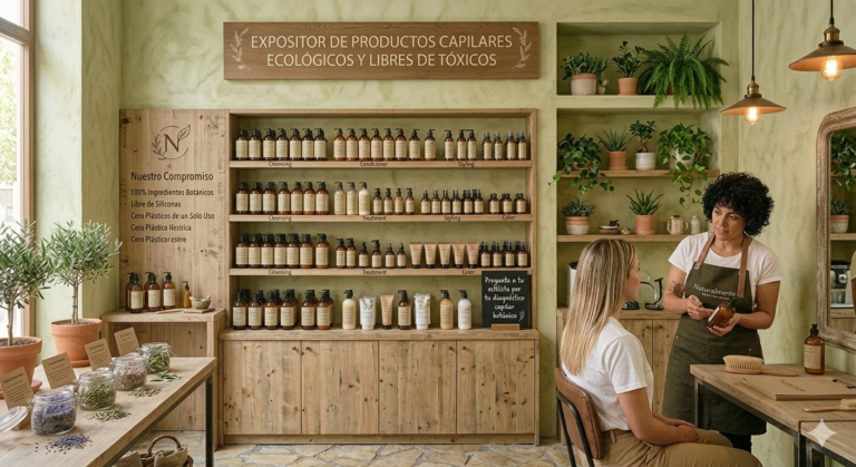 Expositor de productos capilares