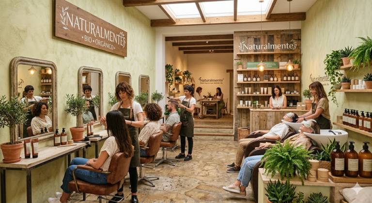 Salón de peluquería Naturalmente